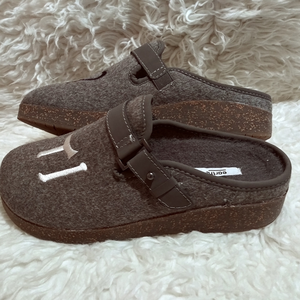 Earth Dream Renmen Mules Clog Sandals Ayiti Slip On Slides, Wool Size 8.…
